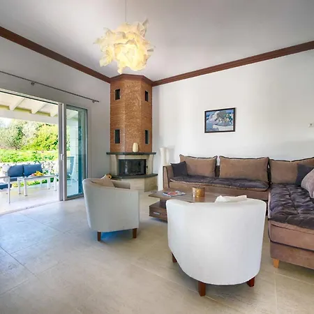 Villa - 3 Minutes From The With Heated Eco-pool And Sunset View Afionas